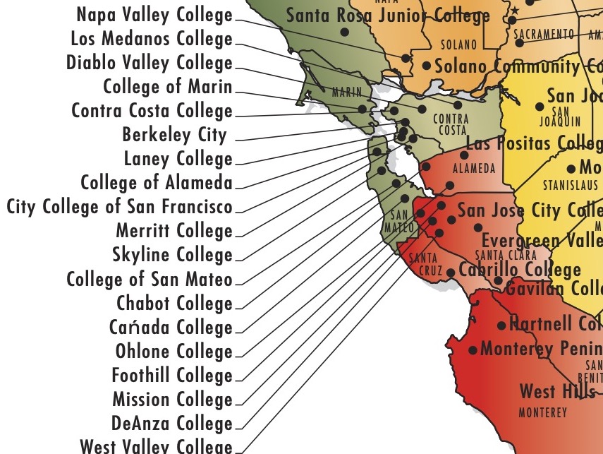 California Community Colleges the in Bay area